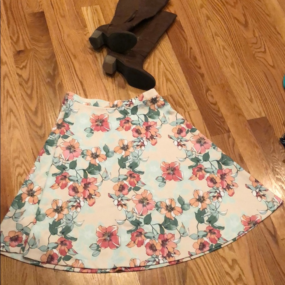 Adorable a-line high waist skirt!
